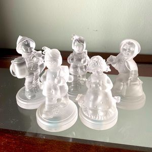 Goebel Hummel crystal figurines